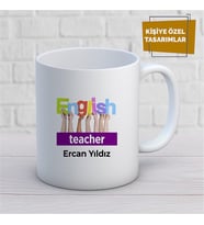Kişiye Özel İsim Yazılabilir English Teacher Kupa Bardak