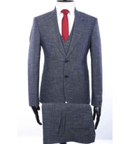 Jan Carlucci Slimfit Yelekli Drop 6 Takım-lacivert