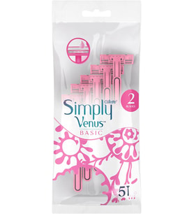 Venus Simply Venus 2 Basic Kullan At Kadın Tıraş Bıçağı 5 Adet