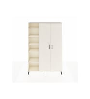 Arges Gardrop 7 Raflı 2 Kapaklı Tek Askılı 132x30x195 Aytaşı-Aytaşı