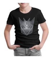 Transformers Logo 2 Siyah Çocuk Tshirt