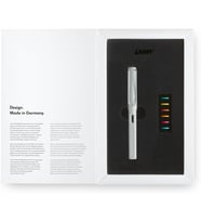 Lamy Safari Dolma Kalem Metal Klips F Uç All White Renkli Halkalı Özel Set