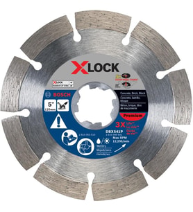 Bosch Dbx541P 5 In. X-Lock Premium Segmentli Elmas Bıçak Premium