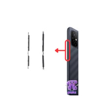 Xiaomi Redmi 12C Açma Kapama Ve Yan Ses Tuşu Plastik Düğme 22120RN86G Uyumlu