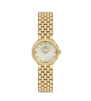 Ferro FL21589A-B4 Quartz Çelik Sarı 24 mm Kadın Kol Saati