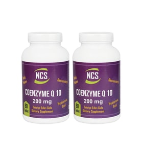 Ncs Coenzyme Q-10 200 Mg 90 Tablet x 2 Adet (Renksiz)