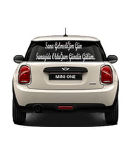 Oto Cam Yazı Sözleri Ticari-Servis-Dolmuş-Panelvan Uzun Sticker Model 52