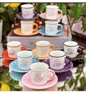 LAVİN 58007 KAHVE FİNCAN SETİ COFFEE 12 PARÇA