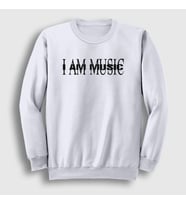 Presmono Unisex Beyaz I Am Music Playboi Carti Sweatshirt 521873tt (Beyaz)