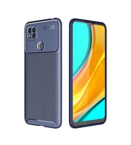 Xiaomi Redmi 9C Kılıf Esnek Soft Karbon Tasarım Legion Serisi (Lacivert)
