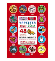 İlk Kelimelerle Hayvanlar - Yapıştır-Boya-Öğren