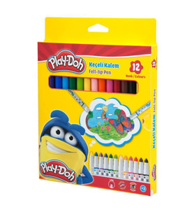 Play-Doh 12 Renk Keçeli Kalem 5 mm 
