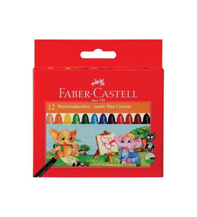 Faber Castell Süper Yıkanabilir Mum Boya 12 Renk 
