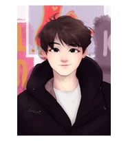 Yoongi - Erkek Arkadaş Materyal Görünümü Tablo Ahşap Poster Dekoratif Kod386