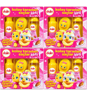 Dalin Kolay Taranan Saçlar Seti (Şampuan + Sprey + Tarak) Avantaj Paket (4 Lü Set)