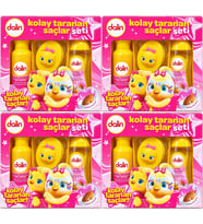Dalin Kolay Taranan Saçlar Seti (Şampuan + Sprey + Tarak) Avantaj Paket (4 Lü Set)