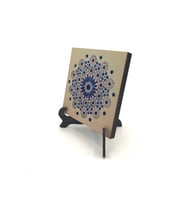 Geometrik Desen Baskılı MDF Masaüstlük 10X10