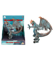 Standlı Ejderha Figürü  13 cm - Mavi