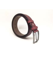 Mammamia 3216 Bordo Erkek Pantolon Kemeri 3,5 Cm