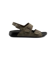 Barcelona Urban Sandals Rahat Yumuşak Tabanlı Erkek Sandalet (Haki)