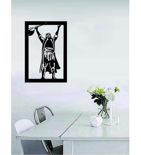 Leylaser Siyah Pir Sultan Abdal Duvar Süsü Tablo 50*30