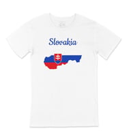 Slovakya Haritalı ve Bayraklı Tişört