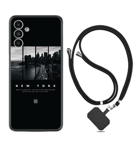 Samsung A23 A31 A32 A50 A51 A52 A53 A70 Kılıf Boyun Askılı Silikon New York 1612