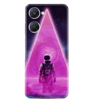 Vivo Y18 Kılıf Desenli Silikon Platinium Series Astro Purple2 1907