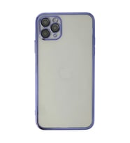 Apple iPhone 11 Pro Kılıf Razer Lensli Silikon - Mor