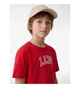 Koton Baskılı Kırmızı Erkek Çocuk T-Shirt 6SKB10555TK