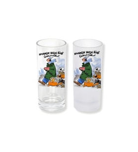 Ghostbastır Design Arkadaşlık Buzlu / Buzsuz Seçenekli Rakı Bardağı – 1 Adet Şık Sunum Bardağı 061