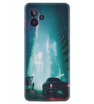 General Mobile GM 24 Pro Kılıf Silikon Desen Özel Seri Night Cars 1619