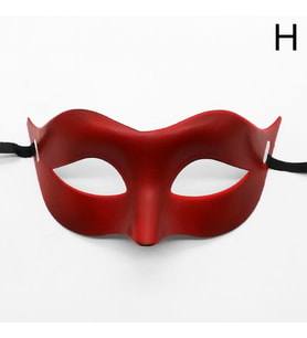 Masquerade Kostüm Partisi Venedik Balo Maskesi (Kırmızı)
