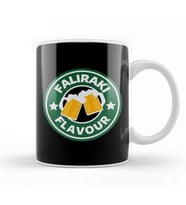 Faliraki Flavour Coffee Logo Kupa Bardak Porselen