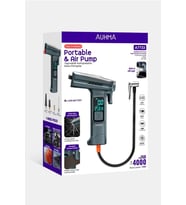 Araba Ha Pompası 4’ü 1 Arada: Kompresör + Cam Kırıcı + Kemer Kesici + Led Işık Şarjlı 4000mah Araç K