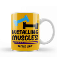 Gym Workout Fitness Lover Motivation Gift Quotes Ffor MEN   Kupa Bardak Porselen