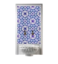 Armada Çini 60x100 Cm AC 3 A Geometrik Serigraf Türk Hamamı Pano