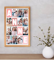 BK Gift Kişiye Özel Anne Temalı Dekoratif Retro Ahşap Çerçeveli Tablo 40x25cm-1