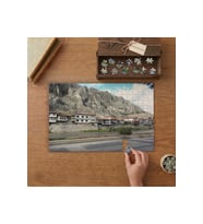 Kral Kaya Mezarları - Amasya Tasarımı 240 parça Ahşap Puzzle Ahşap Kutuda MP06865