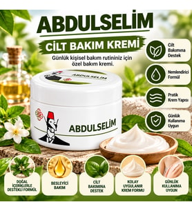Abdulselim 200 ml Cilt Bakım Kremi – Günlük Kişisel Bakım