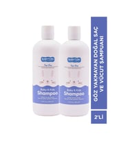 Göz Yakmayan Doğal Saç ve Vücut Şampuanı 2'li Set x2