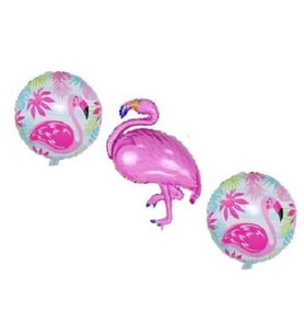 Flamingo Folyo Balon 3'Lü Set 45Cm - 90Cm-