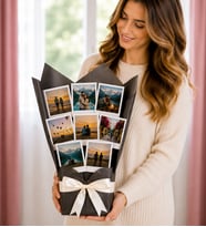 Kişiye Özel 8 Fotoğraflı Fotoğraf Buketi