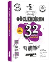 5. Sınıf Fen Bilimleri Güçlendiren 32 Haftalık Denemeleri Ankara Yayıncılık