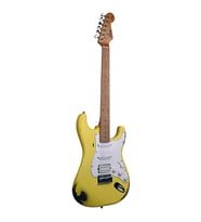 Lea RLC-100 YLW Limited Edition Heavy Relic Elektro Gitar (Yellow)