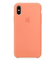 Apple iPhone X Uyumlu Logolu Içi Kadife Altı Açık Lansman Pembe Silikon Kılıf
