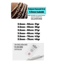 3.5mm Italyan Kancalı Kral Model 925 Ayar Gümüş Erkek Kolye Zincir 240079804