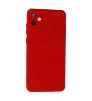 Samsung Galaxy A05 Kılıf Nano İçi Kadife Silikon - Kırmızı