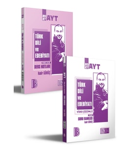 2027 AYT Türk Dili ve Edebiyatı Ders Notları ve Video Çözümlü Soru Bankası Seti Benim Hocam Yayınlar
