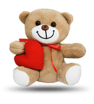 Sevimli Kalpli Peluş Ayıcık